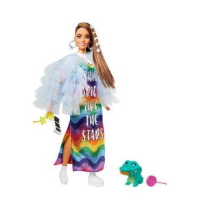 BARBIE EXTRA VESTIDO ARCOIRIS