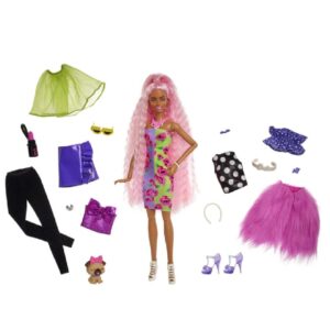 BARBIE EXTRA DELUXE ABRIGO ROSA