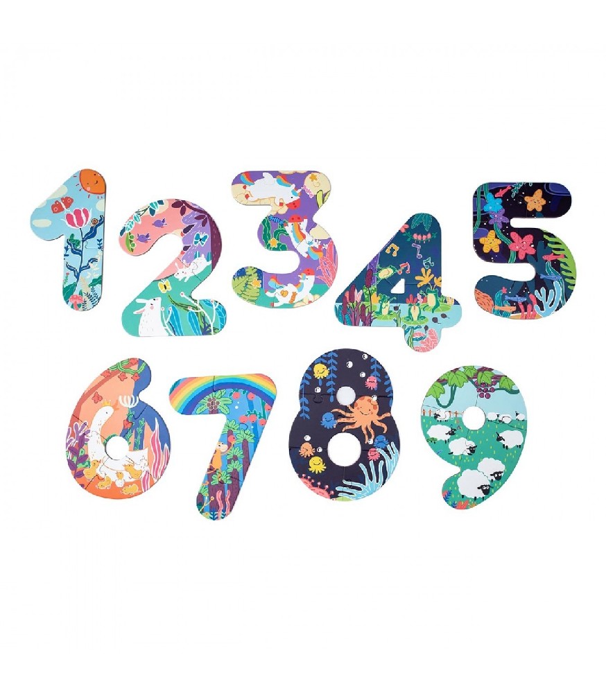 MI SUPERPUZLE - NUMEROS 3 AÑOS - Imagen 2