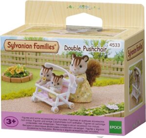 CARRITO DOBLE DE BEBES SYLVANIAN FAMILIES