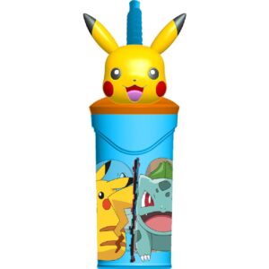 VASO FIGURITA 3D 360ML POKEMON PIKACHU DISTORSION