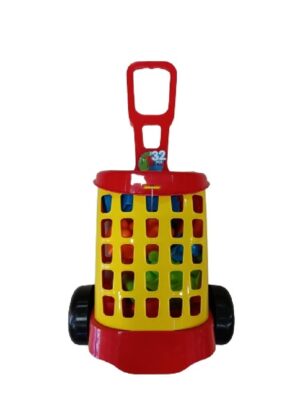 CARRITO DE BLOQUES 32 PZS