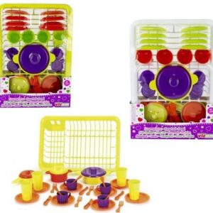 ESCURRIDOR DE COCINA CON ACCESORIOS 35 PZAS (SURTIDO)