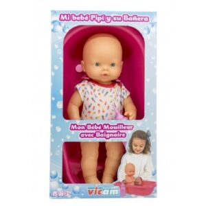 BEBÉ PIPÍ BAÑERA CAJA VICAM