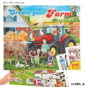 CREATE YOUR FARM CUARDERNO PARA COLOREAR
