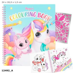 YLVI LIBRO DE COLOREAR CON UNICORNIO Y LENTEJUELAS