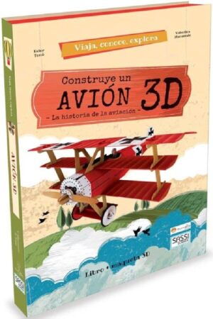 CONSTRUYE EL AVION 3D - LIBRO + MAQUETA