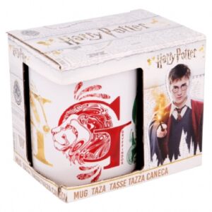 TAZA CERAMICA 325 ML | CON CAJA HARRY POTTER HOUSE