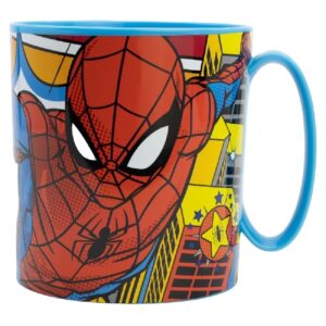 TAZA MICRO 350 ML SPIDERMAN ARACHNID GRID