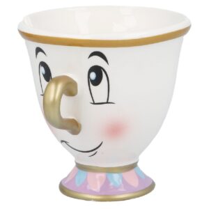 TAZA CERAMICA 3D 190 ML EN CAJA REGALO CHIP LA BELLLA Y LA BESTIA