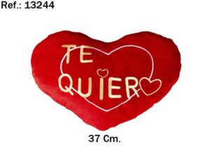 CORAZON TE QUIERO DORADO 37CM.