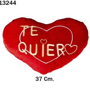CORAZON TE QUIERO DORADO 37CM.