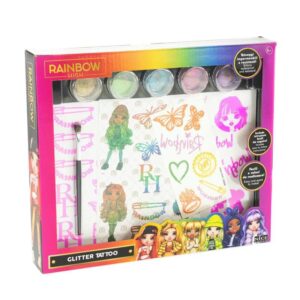 Rainbow Set Tattoo Glitter Accesorios
