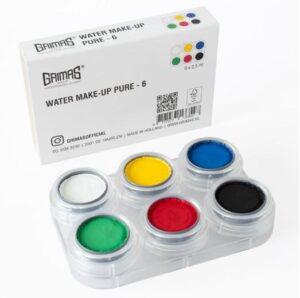 PALETA 6 MAQUILLAJE AL AGUA PROFESIONAL