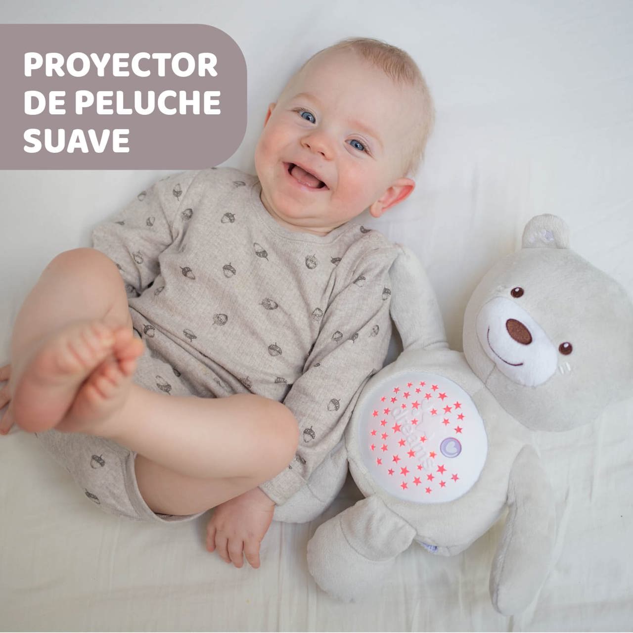 OSO PROYECTOR BABY BEAR MARRON - Imagen 3