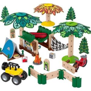 FISHER PRICE WONDER MAKERS CAMPING DE MADERA