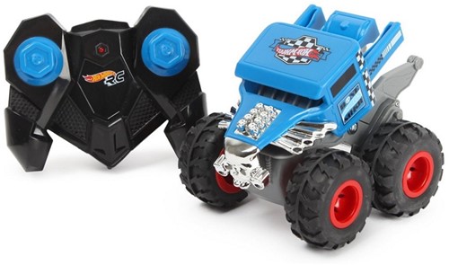 HOT WHEELS MONSTER TRUCKS RC VEHÍCULO BONE SHAKER - Imagen 2