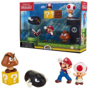 Nintendo Super Mario Multipack 5 figuras diorama