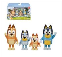 Bluey Pack 4 Figuras - Familia