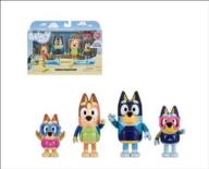 Bluey Pack 4 Figuras - Dia de playa en Familia