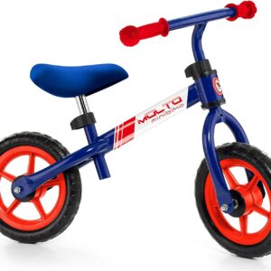 Bicicleta sin pedales azul Molto