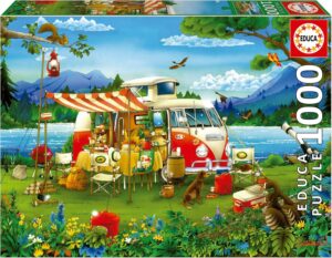 Puzzle 1000 vacaciones en el campo
