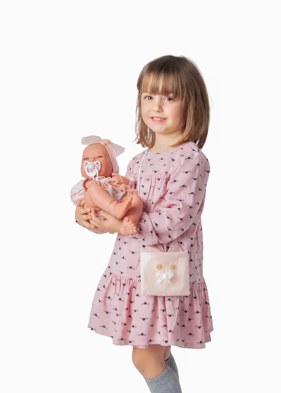 Recien nacida Lea bolso gatito - Imagen 4