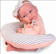 Muñecas Antonio Juan Recién Nacida Pipa con Cojín de Lactancia