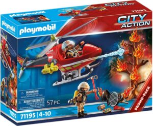 Helicóptero de bomberos playmobil 71195