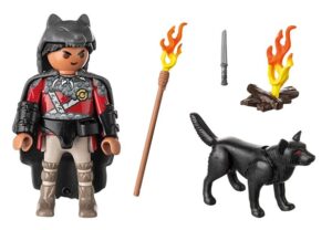 PLAYMOBIL 71482 Special Plus Guerrero con Lobo.