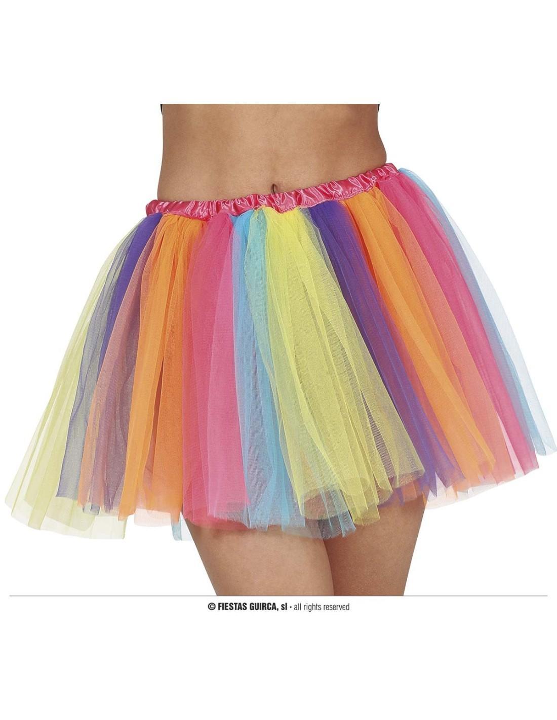 TUTU ADULTO MULTICOLOR, 40 CMS