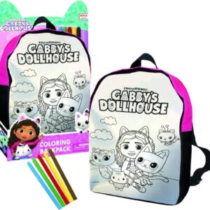 Casa Muñecas Gabby Mochila para Colorear