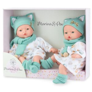 Set Muñecos Pitus Mellizos 40cm