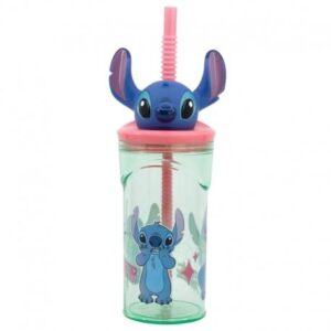 Stitch Vaso infantil reutilizable pajita