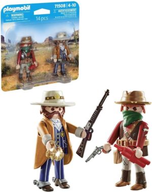 PLAYMOBIL 71508 Duo Pack Bandido y Sheriff