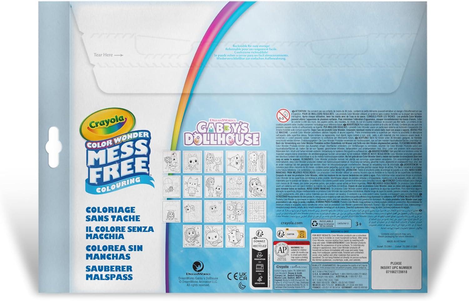 Colorea sin manchas - color wonder gabbys dollhouse - Imagen 4