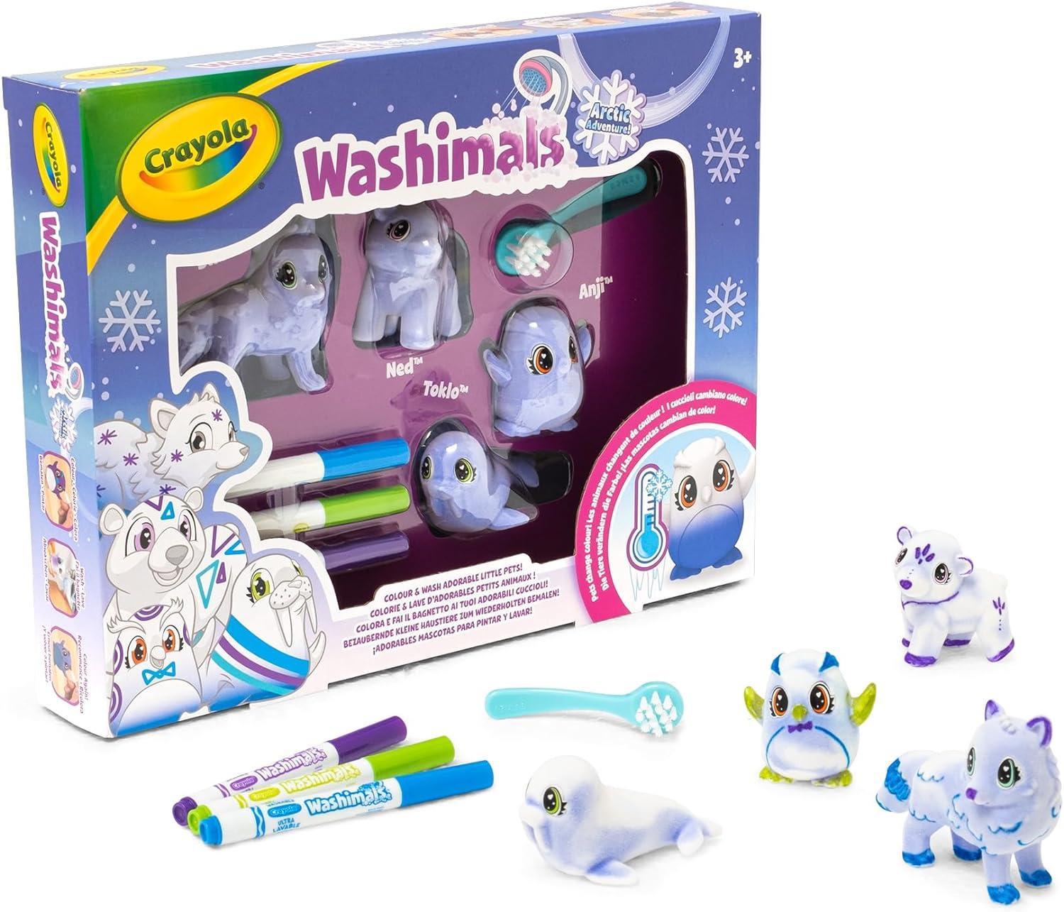 Washimals polar - set 4 mascotas artico