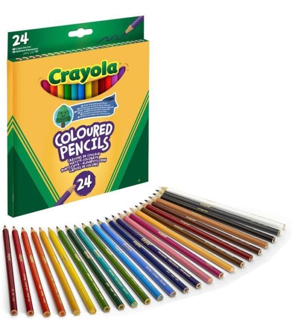 24 lápices de colores