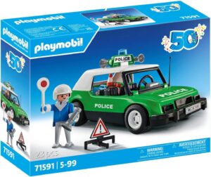 Playmobil - Coche de policía retro 50 aniversario
