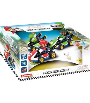 PULL & SPEED NINTENDO MARIO KART 8 CAJA 3 UNIDADES