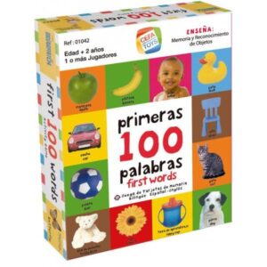 Juego de actividad bilingüe español- ingles,mis primeras 100 palabras