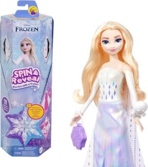 Princesa Frozen Revela Sorpresas Elsa Spin And Reveal