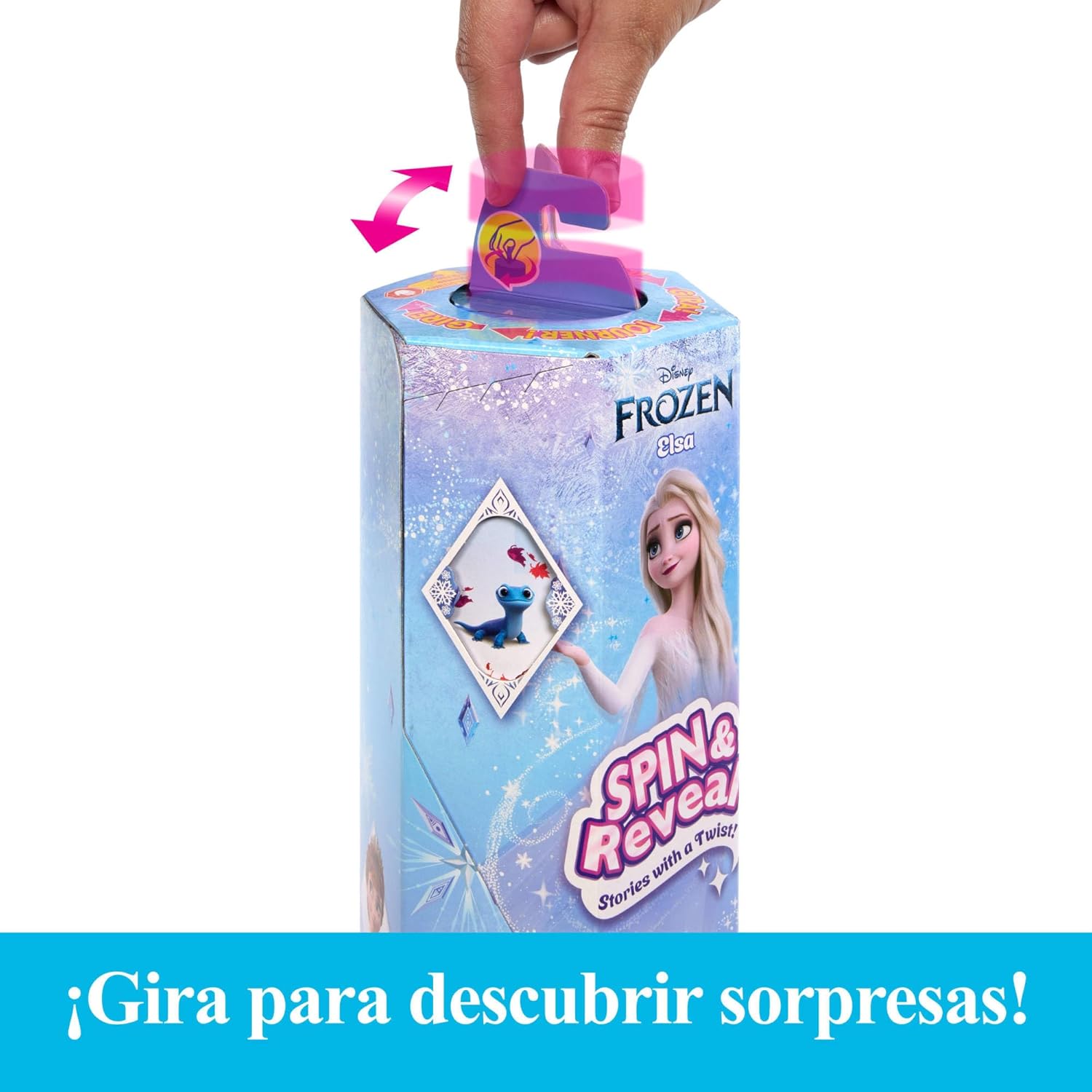 Princesa Frozen Revela Sorpresas Elsa Spin And Reveal - Imagen 3