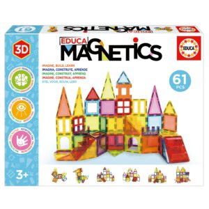 Magnetics Educativo Construccion 3D 61pc
