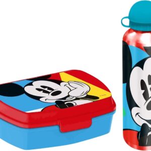 Sandwichera y botella de aluminio de mickey