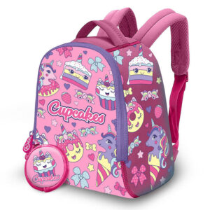 MOCHILA NEOPRENO 25CM CUPCAKES