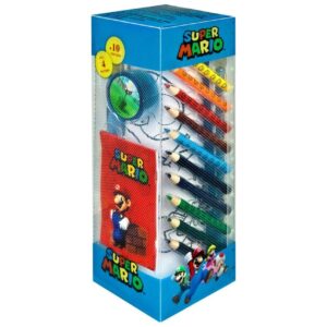 Set de papelería Super Mario Bros, 35 piezas