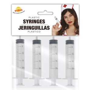 BOLSA 4 JERINGUILLAS DE 12 CMS