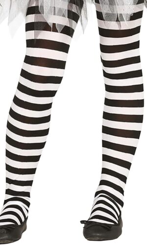 PANTYS BLANCAS CON RAYAS 7-12 AÑOS