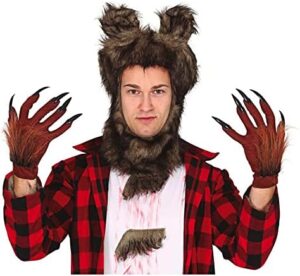 GUANTES HOMBRE LOBO CON GARRAS ADULTO